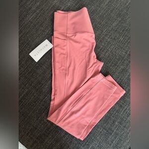 Athleta Pink Salutation Stash Leggings